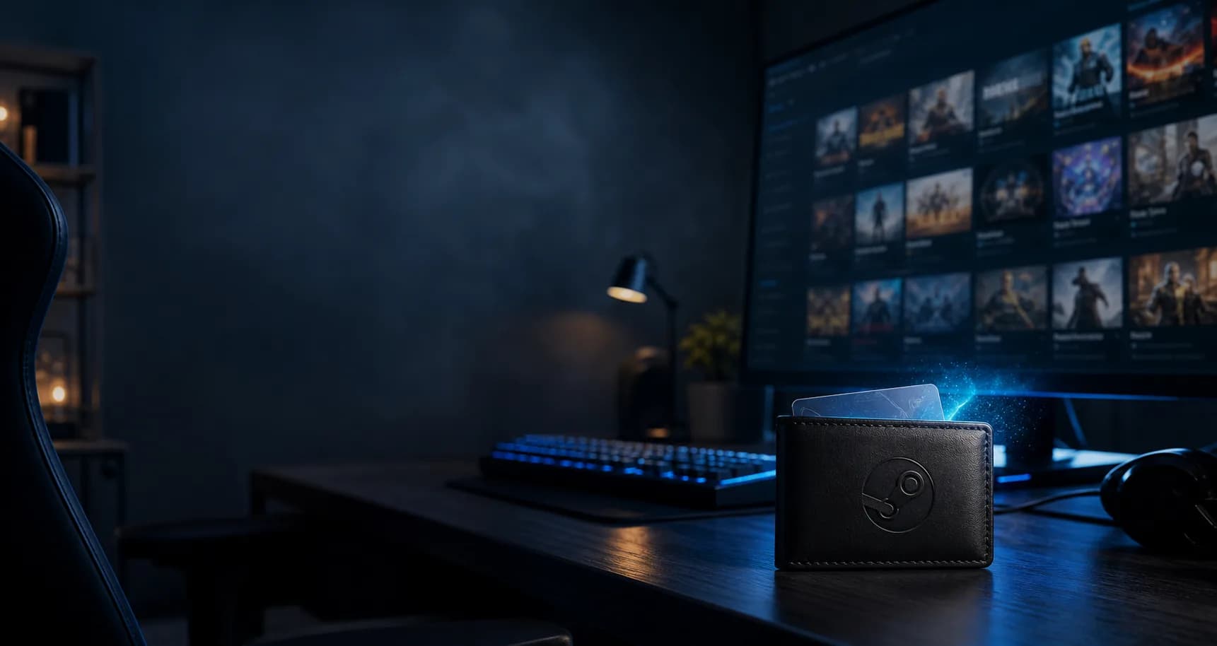 Пополнение кошелька Steam